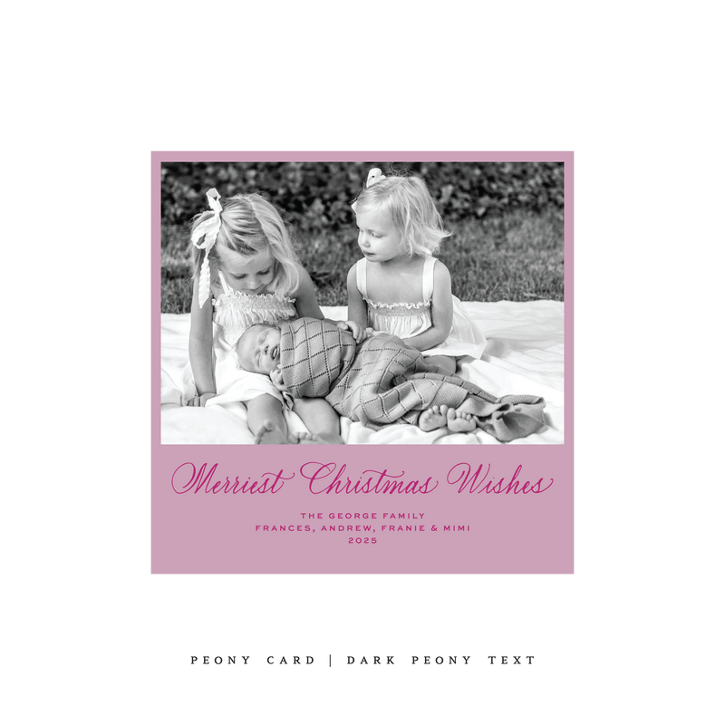 Goodwin Classic Printed Small Square Holiday Card
