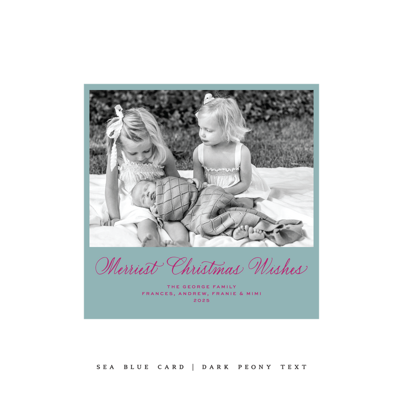 Goodwin Classic Printed Small Square Holiday Card