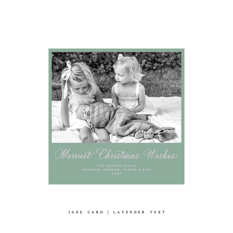 Goodwin Classic Printed Small Square Holiday Card