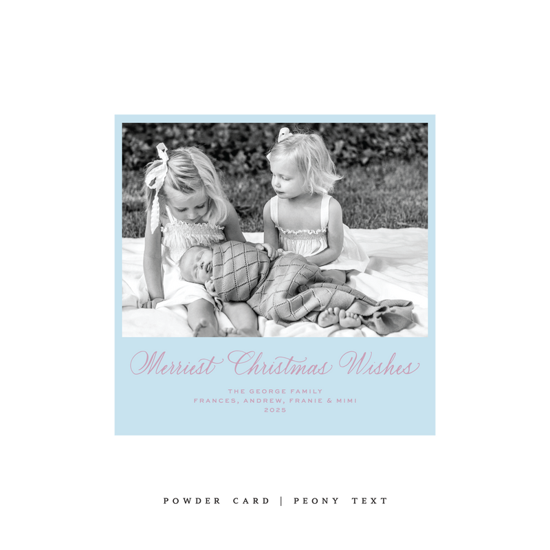 Goodwin Classic Printed Small Square Holiday Card