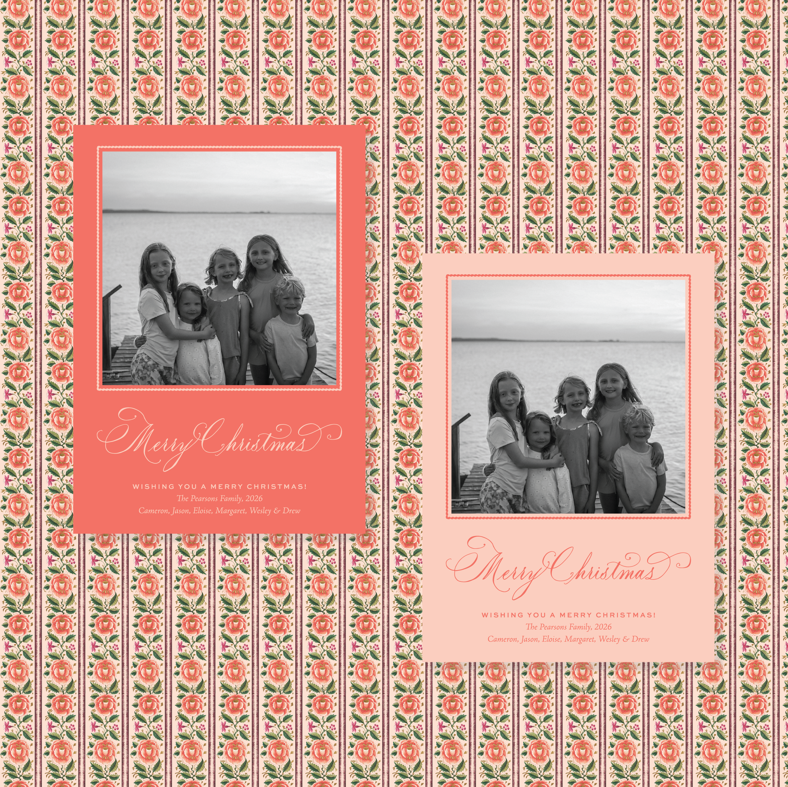 Greyfriars Garden Classic Printed Holiday Card
