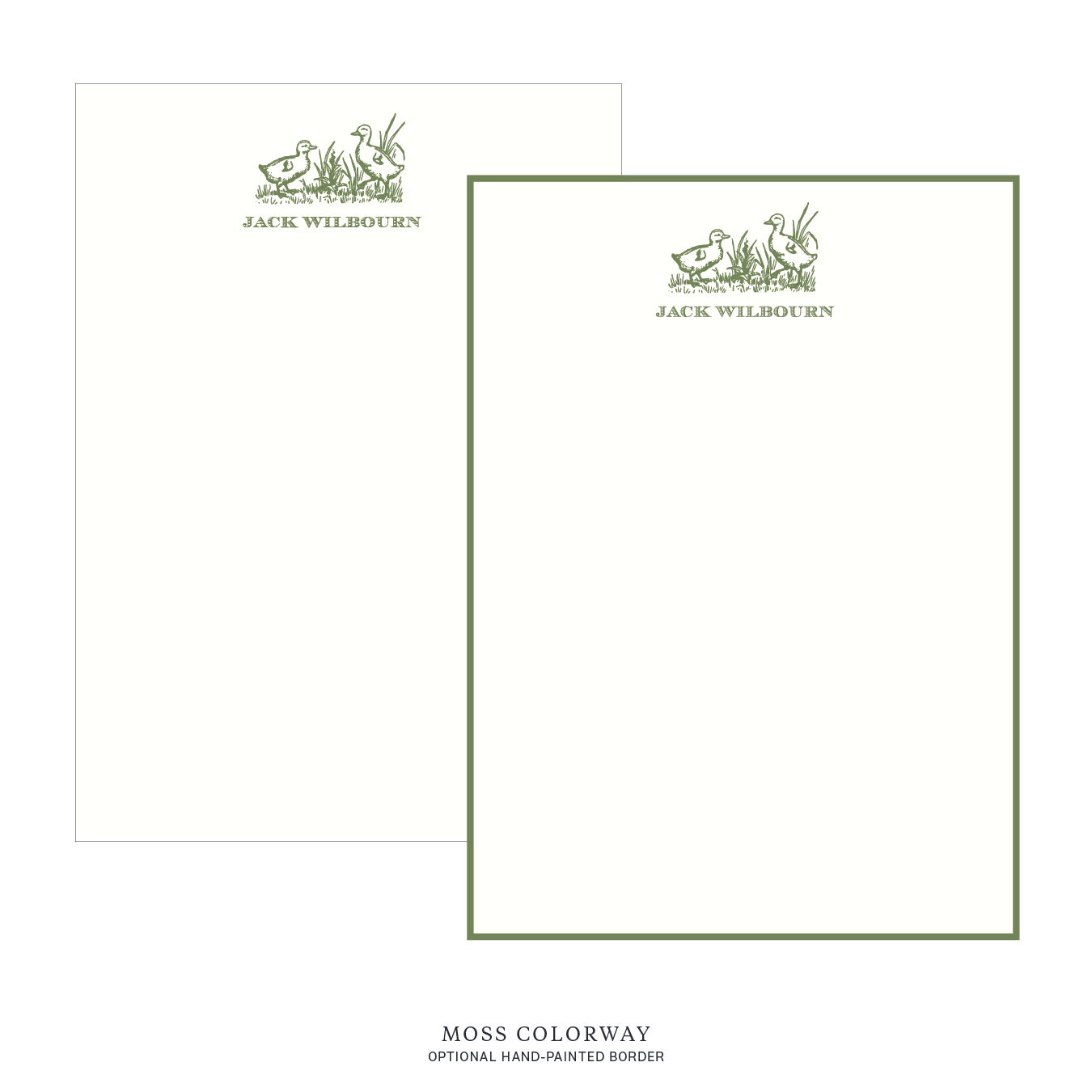 Heath Motif Notecard