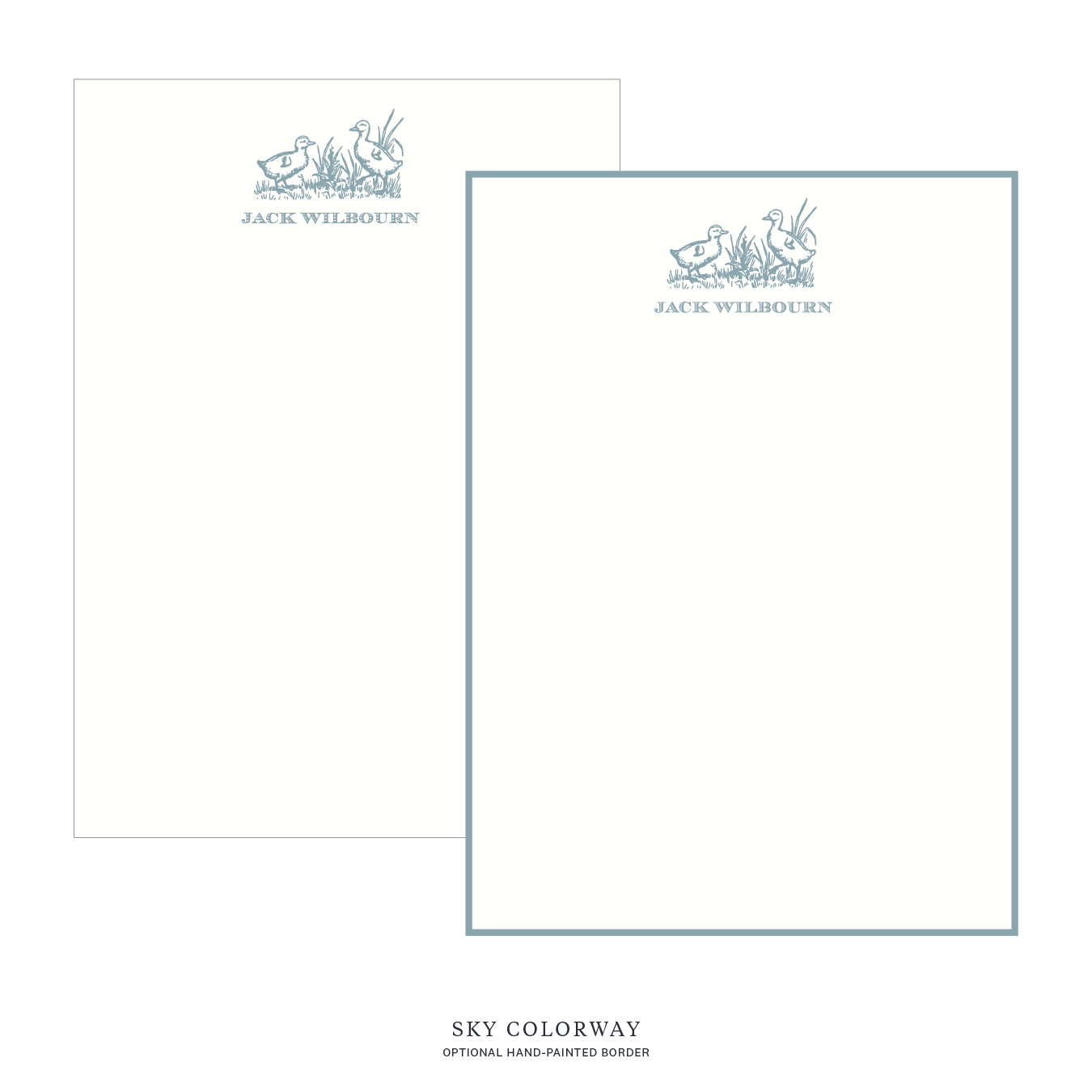 Heath Motif Notecard