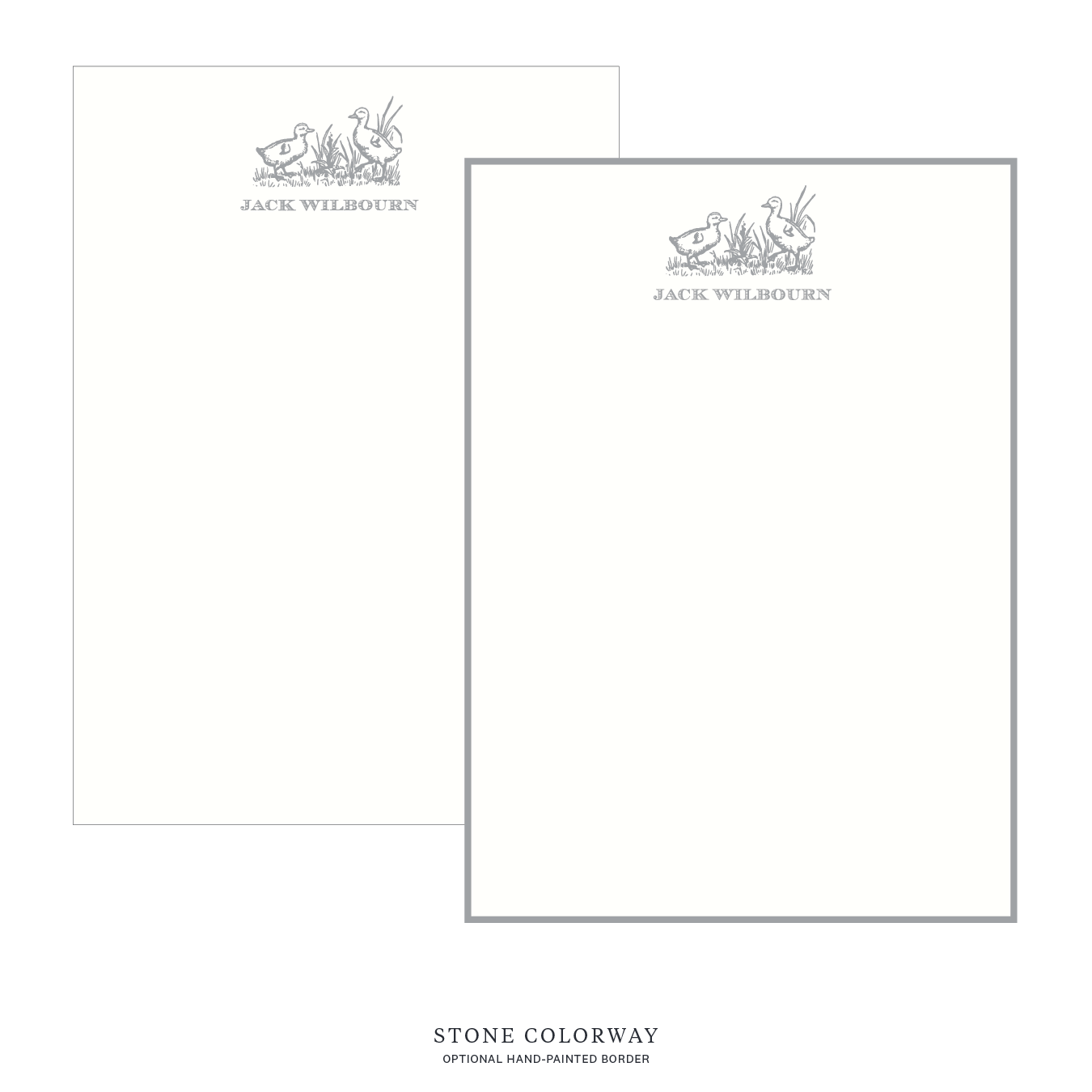 Heath Motif Notecard