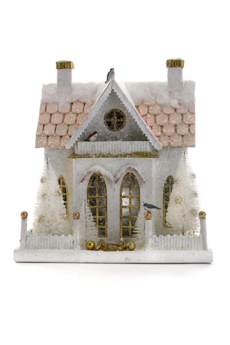 Winter Cottage Christmas Village House