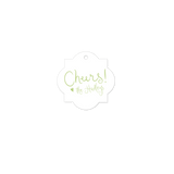 Hadley 1 Color Letterpress Tag - Tile
