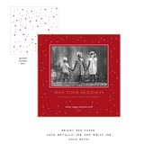 Hyacinth Small Square Luxe Holiday Card