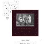 Hyacinth Small Square Luxe Holiday Card