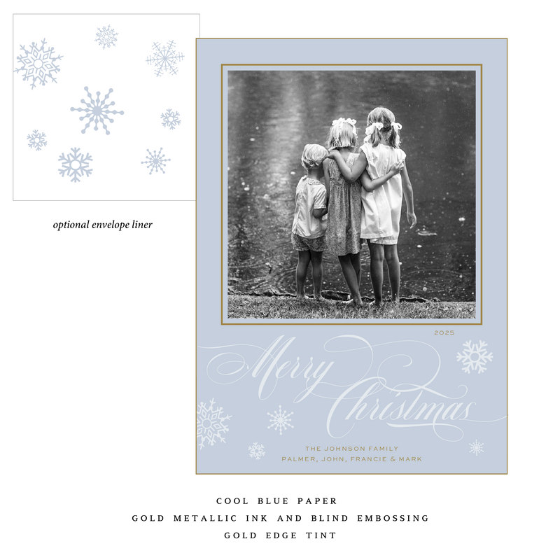 Halley Medium Luxe Holiday Card