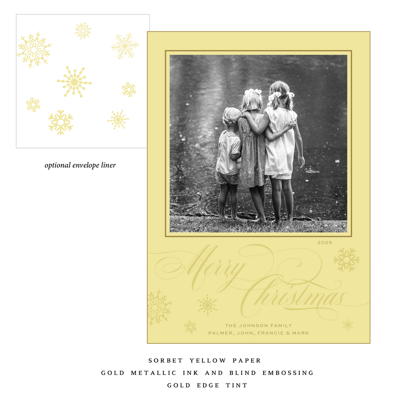 Halley Medium Luxe Holiday Card