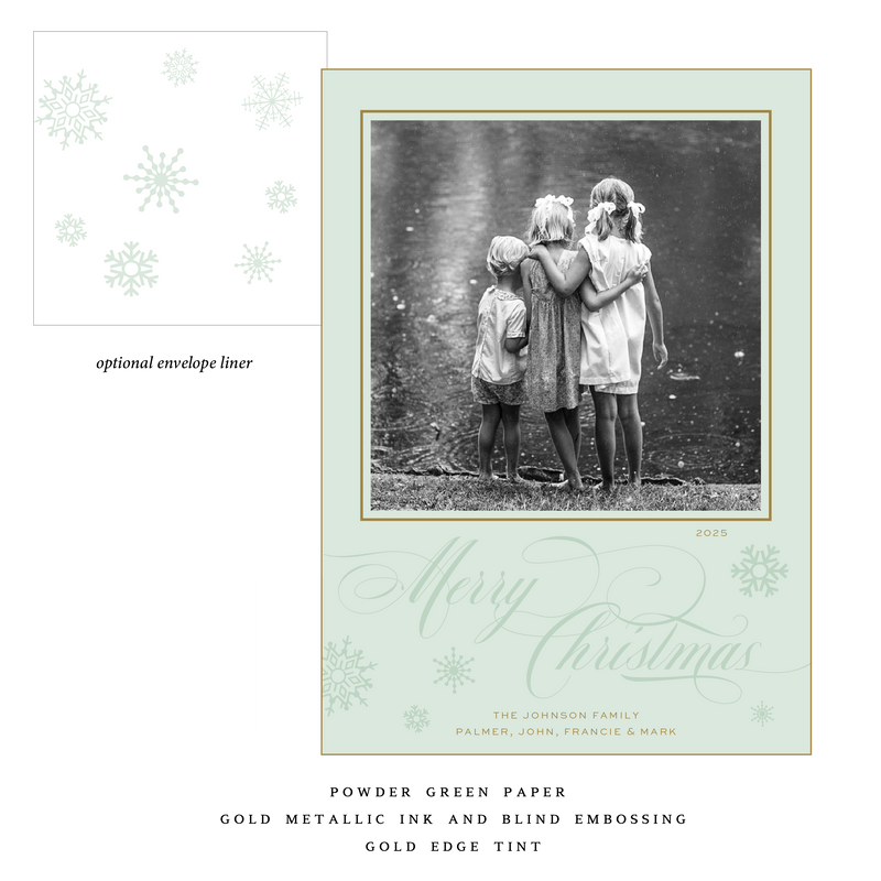 Halley Medium Luxe Holiday Card