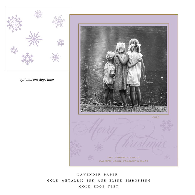 Halley Medium Luxe Holiday Card