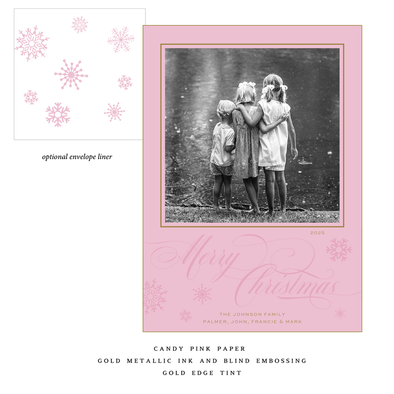 Halley Medium Luxe Holiday Card