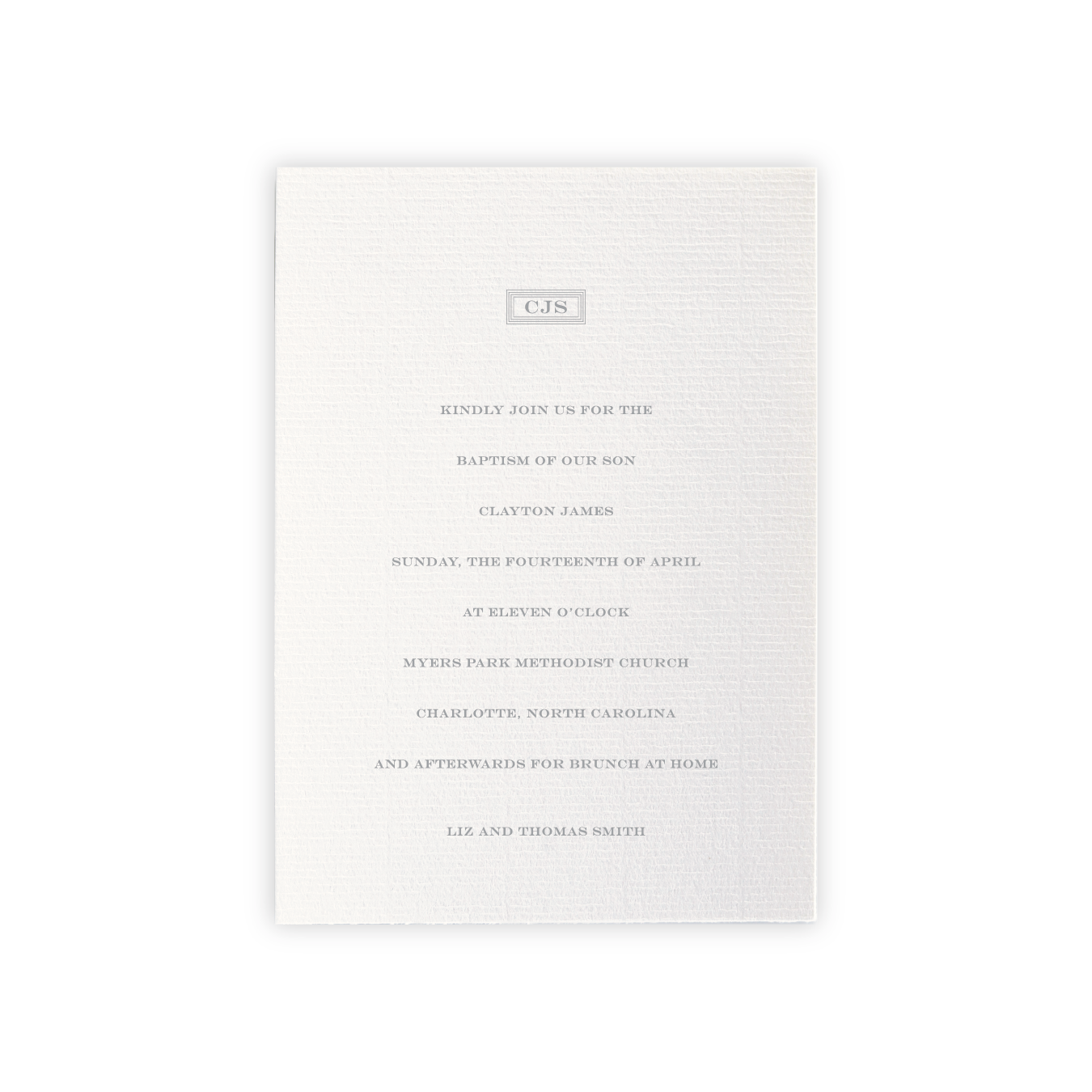 Hampstead Religious Celebration Invitation