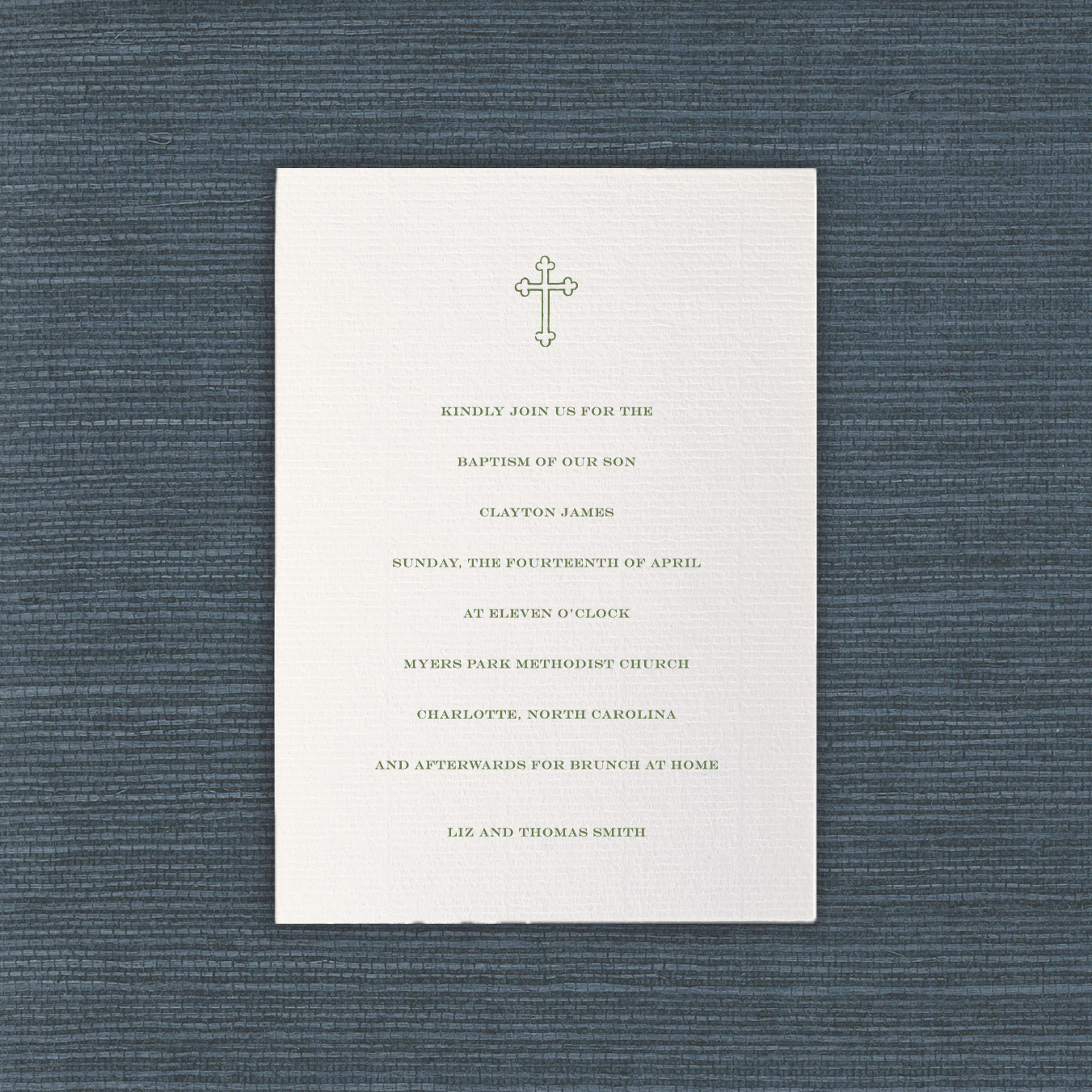 Hampstead Religious Celebration Invitation