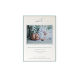 Hampstead Motif Photo Birth Announcement