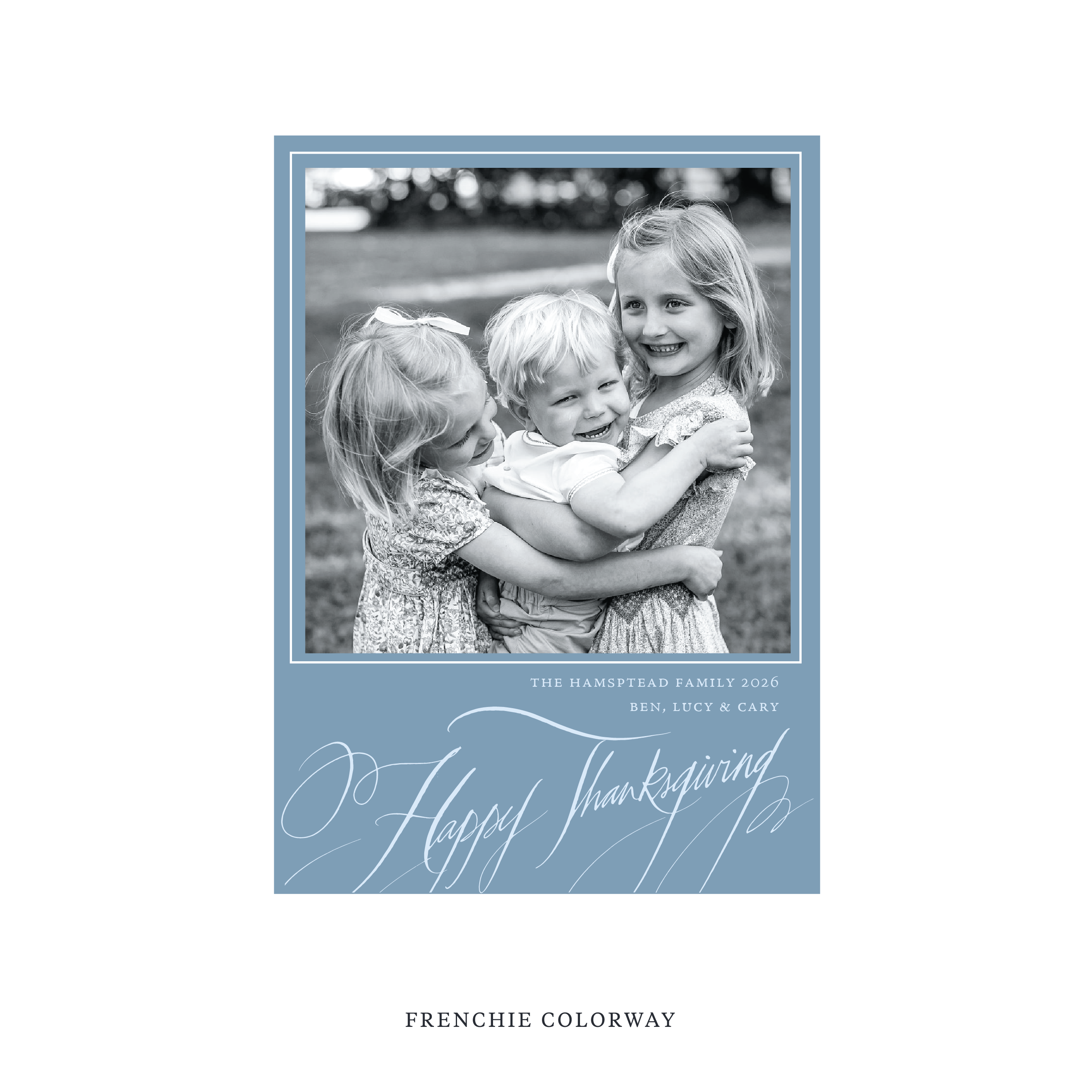 Hampton Classic Printed Holiday Card, Medium