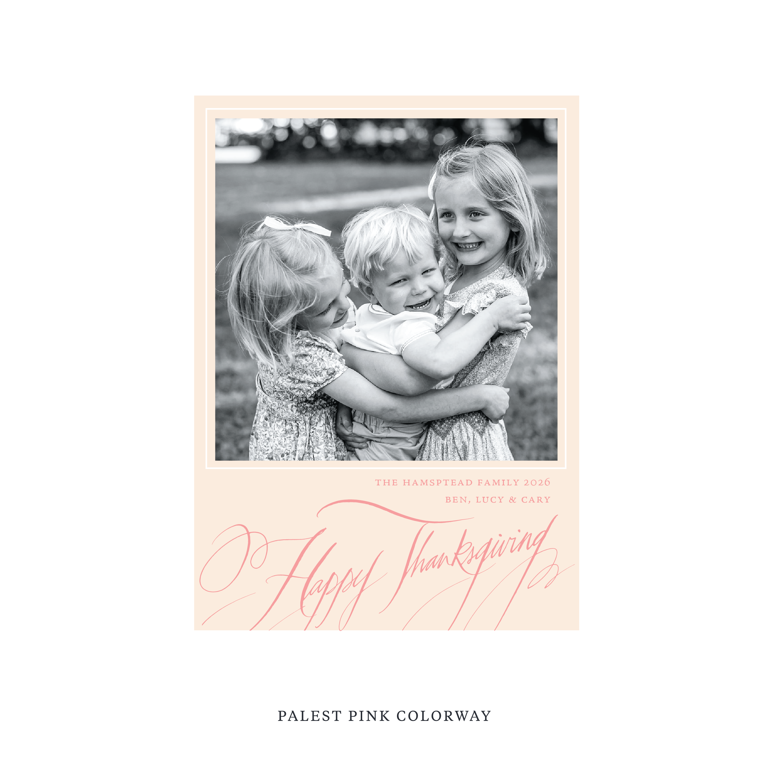 Hampton Classic Printed Holiday Card, Medium