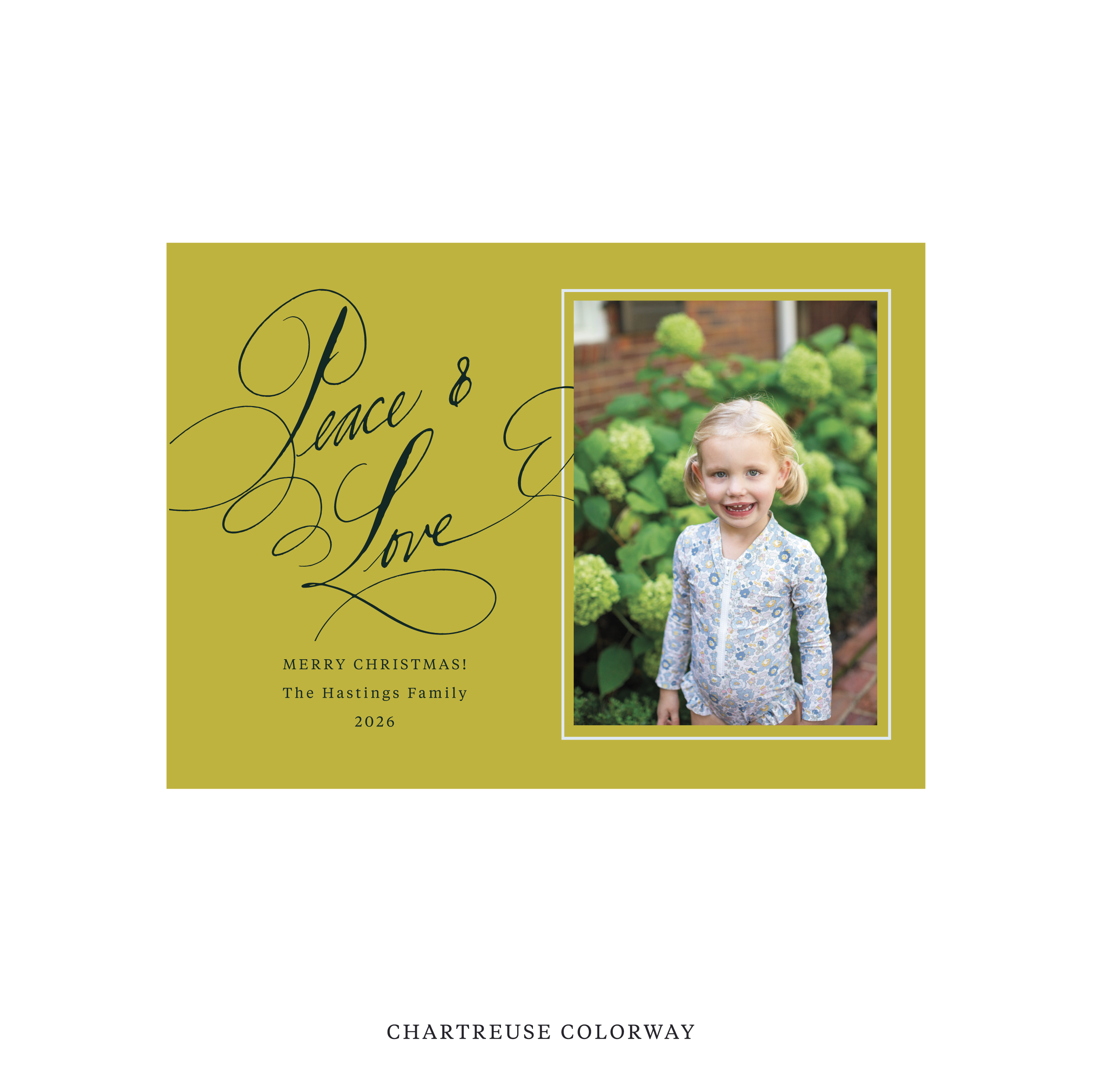 Hastings Classic Flat Print Holiday Card, Medium