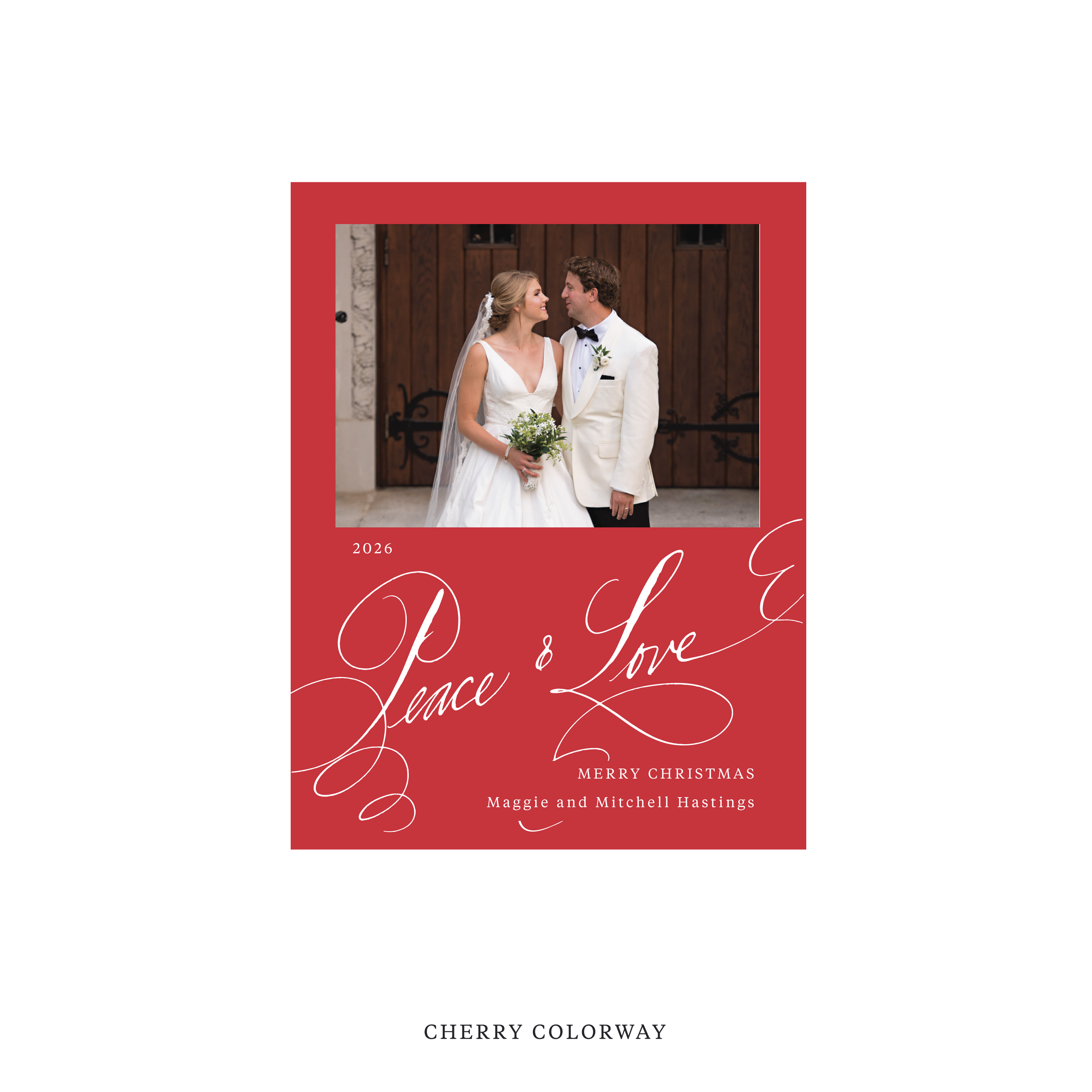 Hastings Classic Flat Print Holiday Card, Small