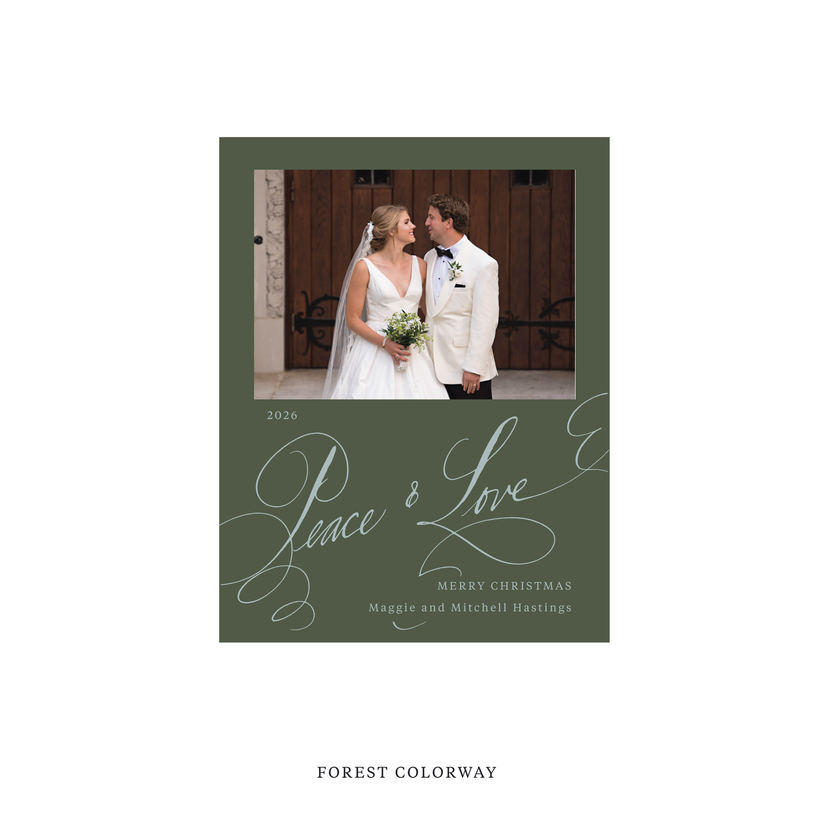 Hastings Classic Flat Print Holiday Card, Small