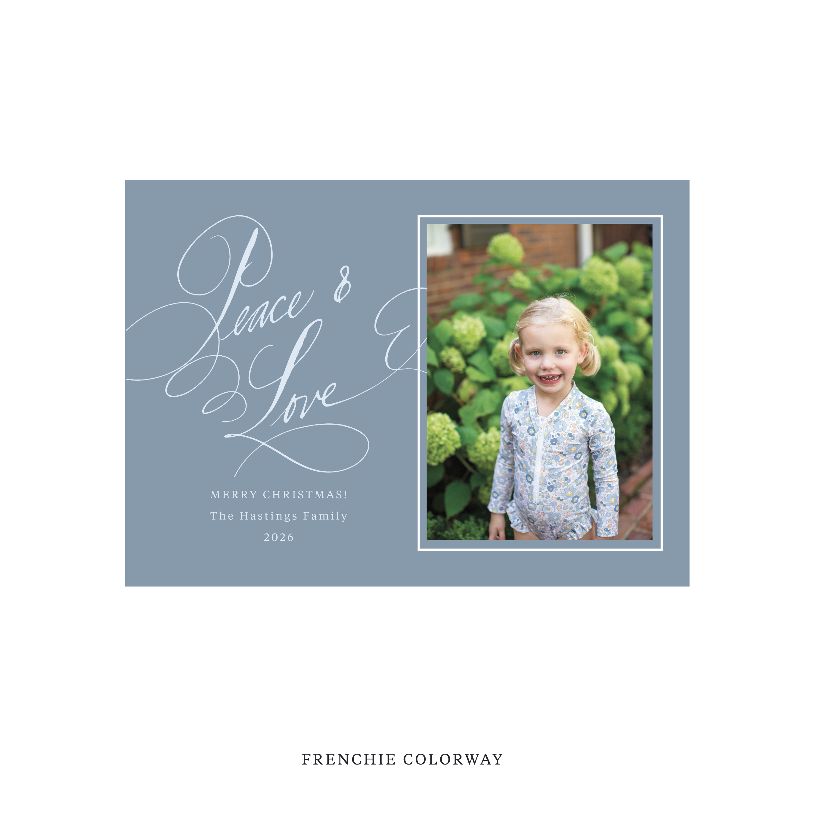 Hastings Classic Flat Print Holiday Card, Medium