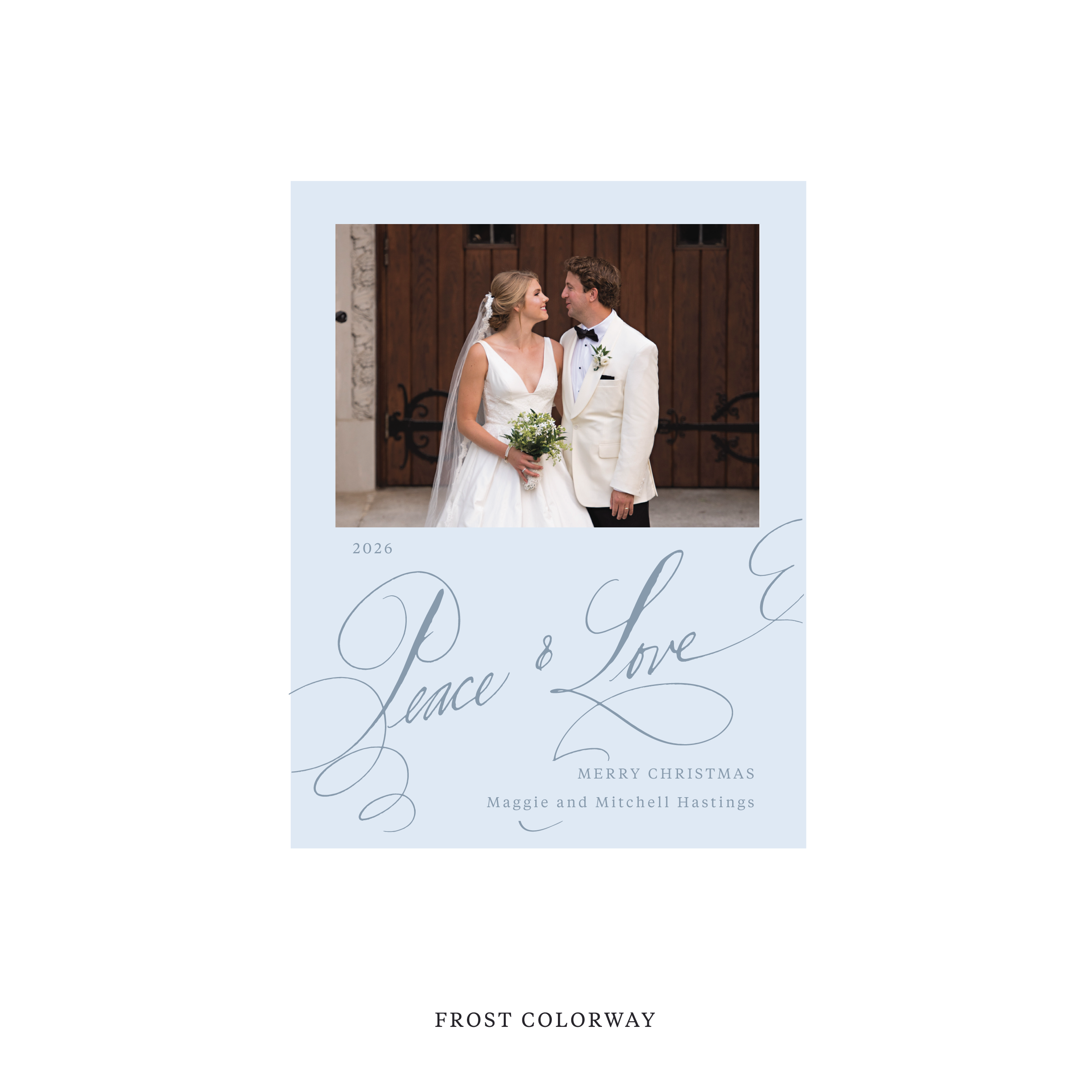 Hastings Classic Flat Print Holiday Card, Small