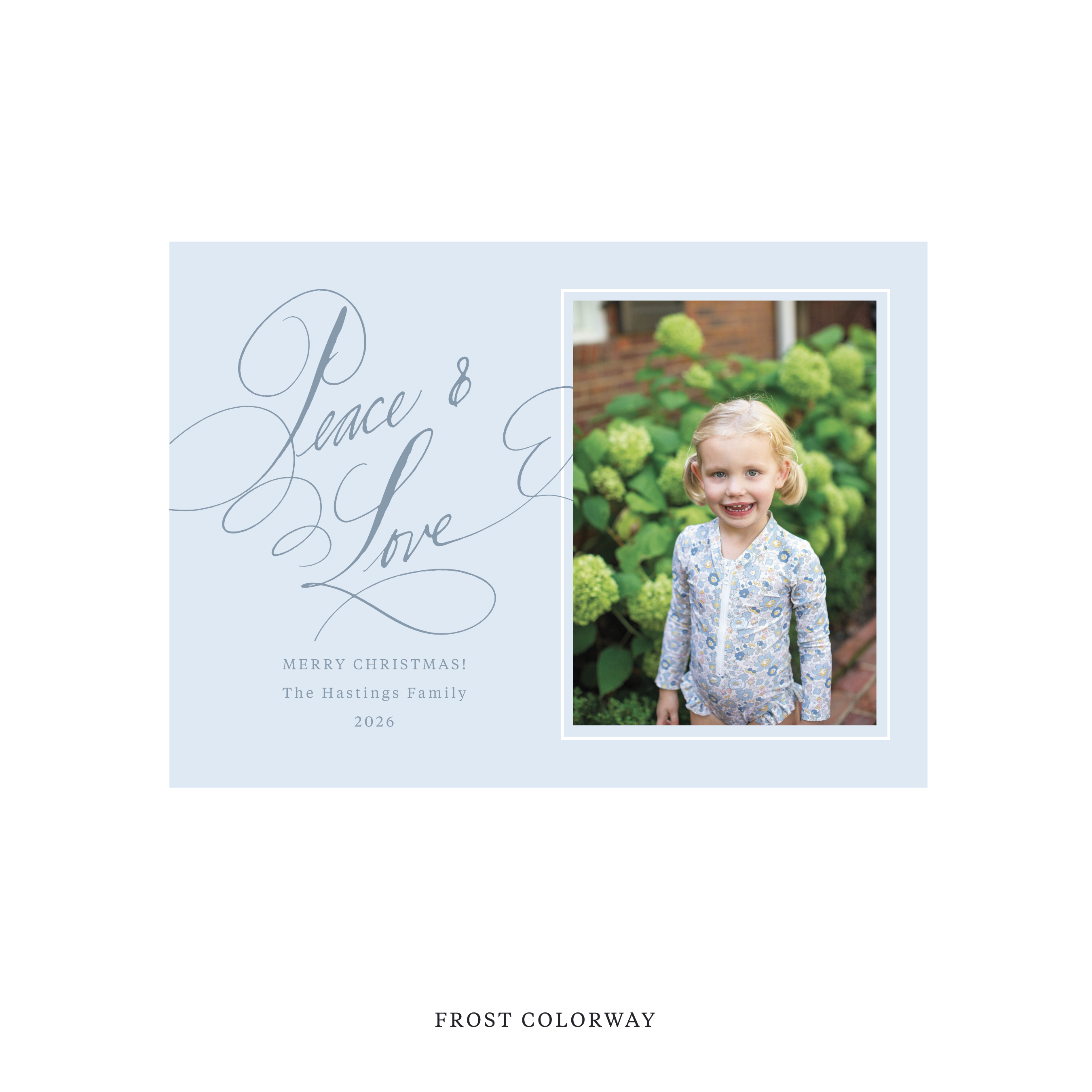 Hastings Classic Flat Print Holiday Card, Medium