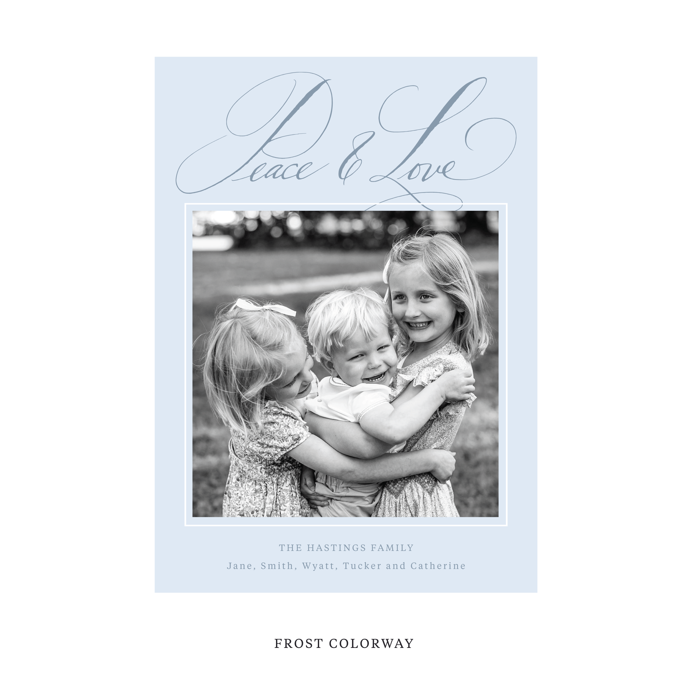 Hastings Classic Flat Print Holiday Card, Large