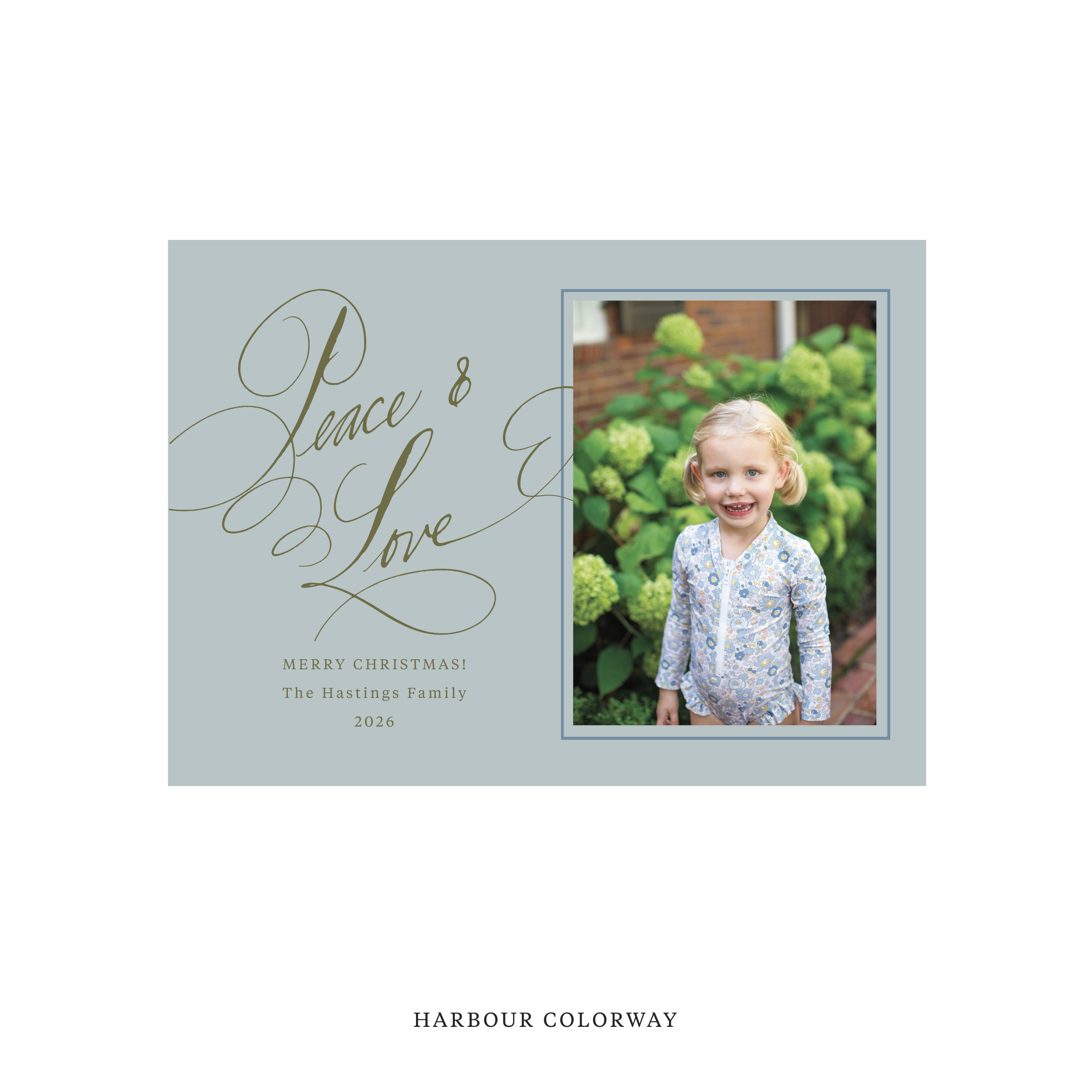 Hastings Classic Flat Print Holiday Card, Medium