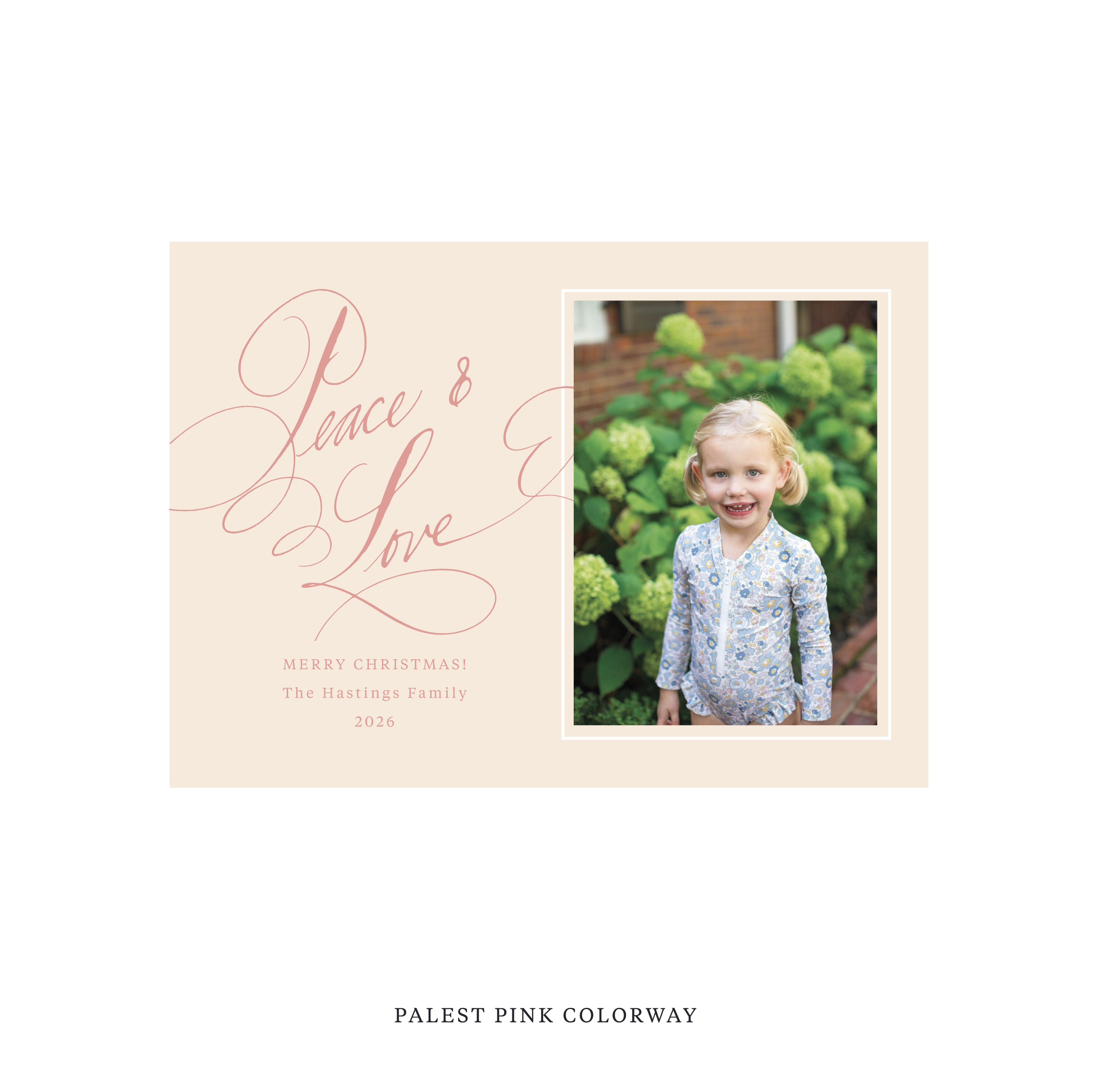 Hastings Classic Flat Print Holiday Card, Medium