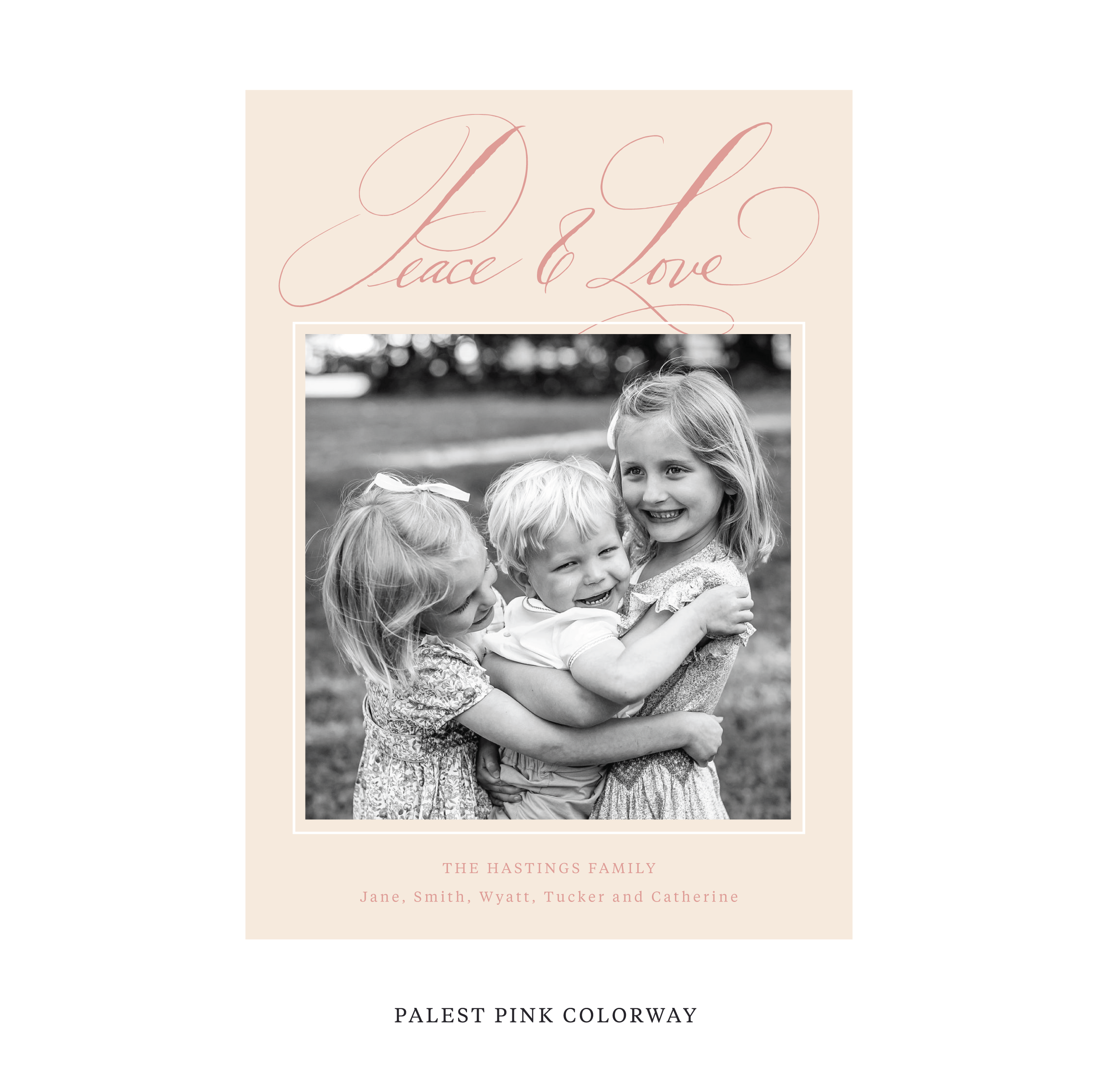 Hastings Classic Flat Print Holiday Card, Large