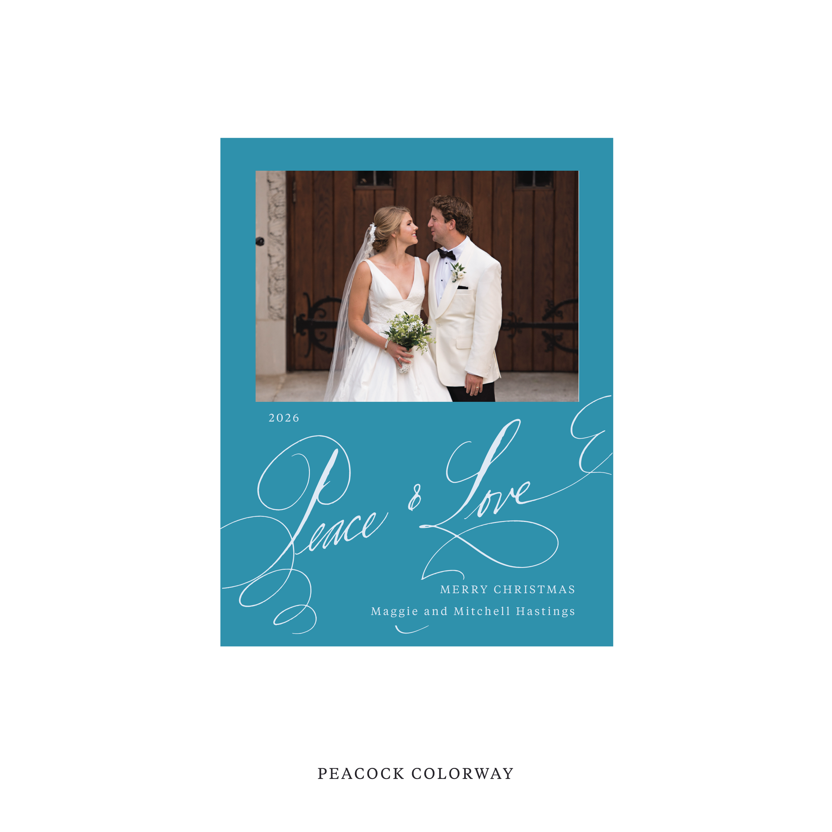Hastings Classic Flat Print Holiday Card, Small