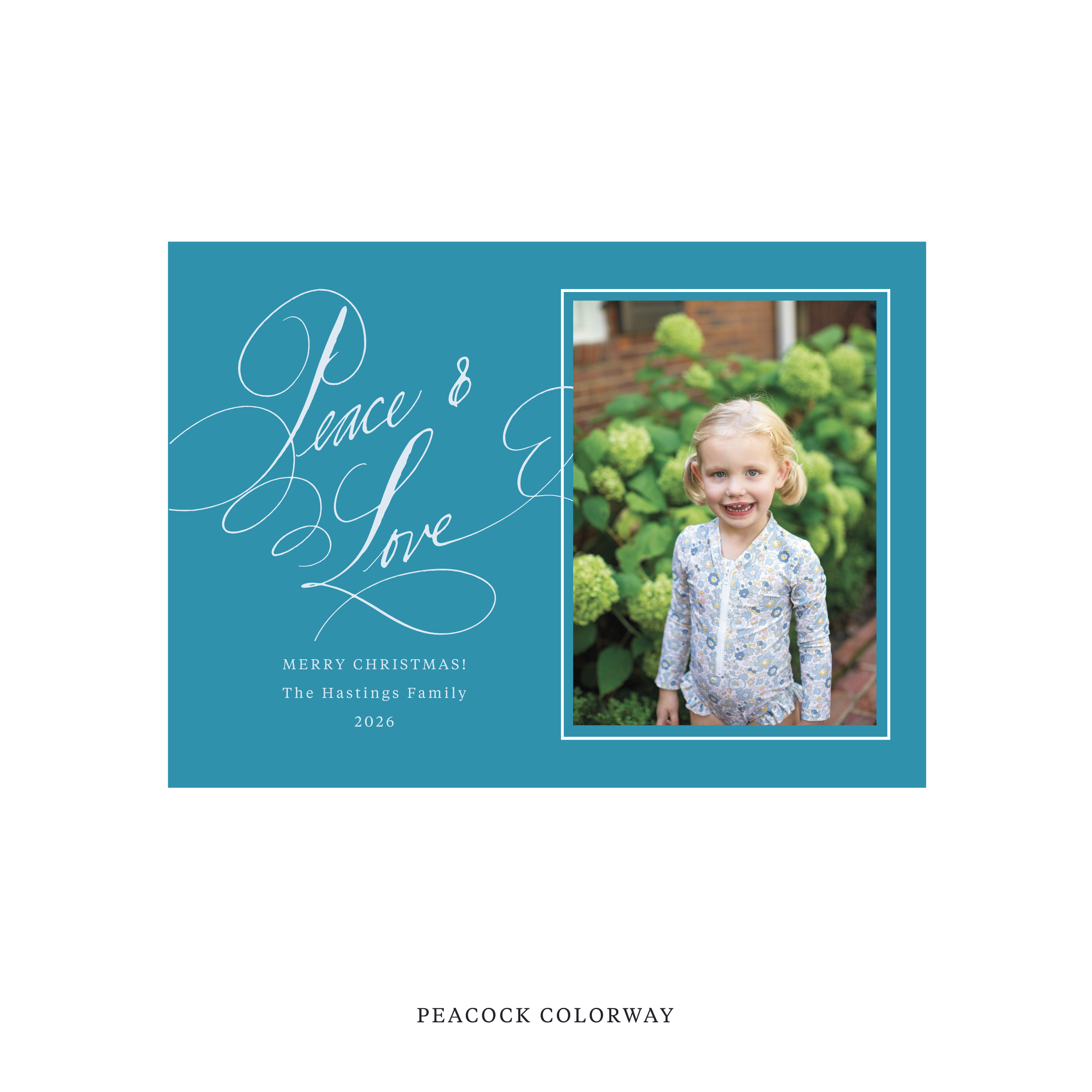 Hastings Classic Flat Print Holiday Card, Medium