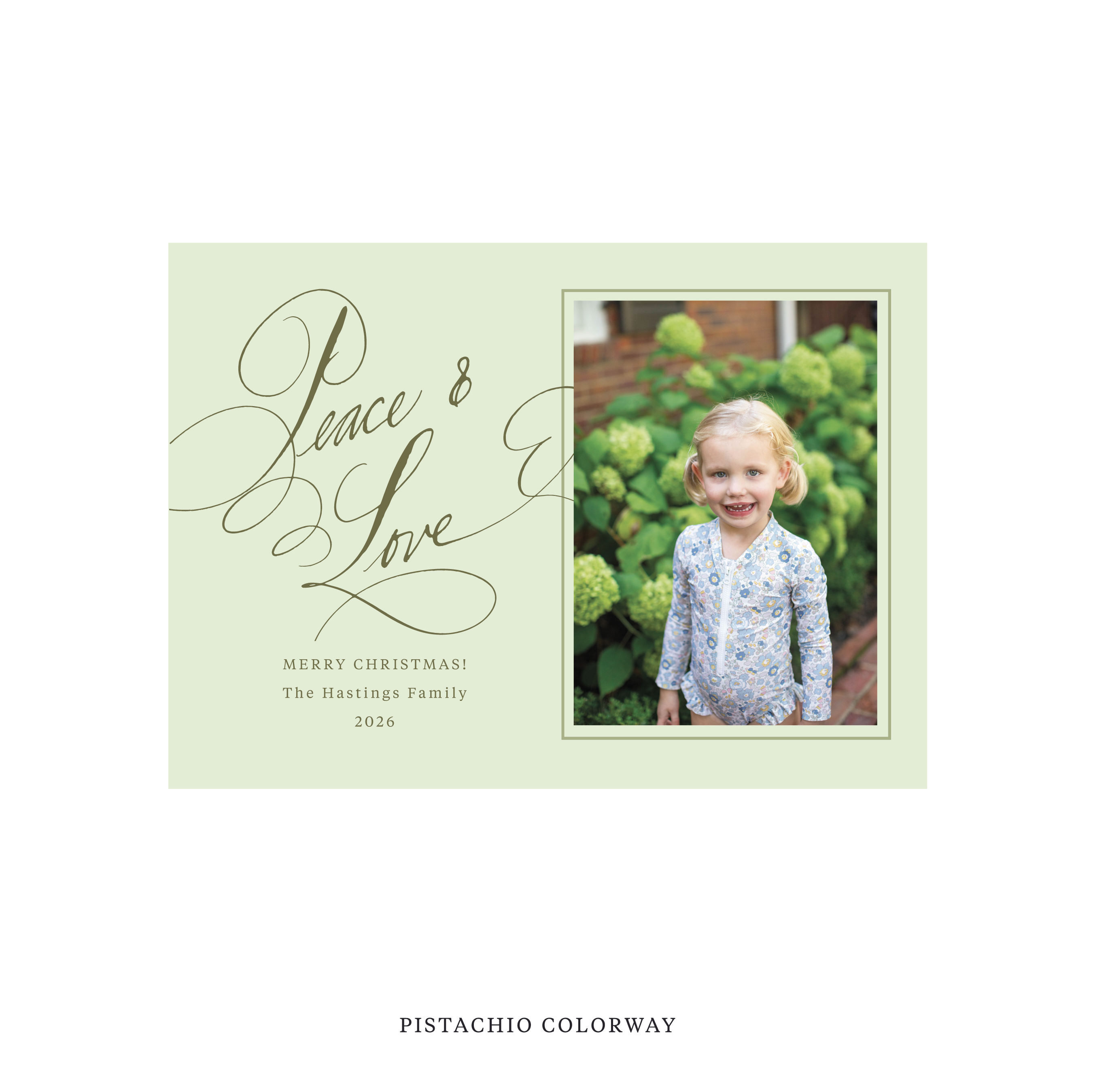 Hastings Classic Flat Print Holiday Card, Medium