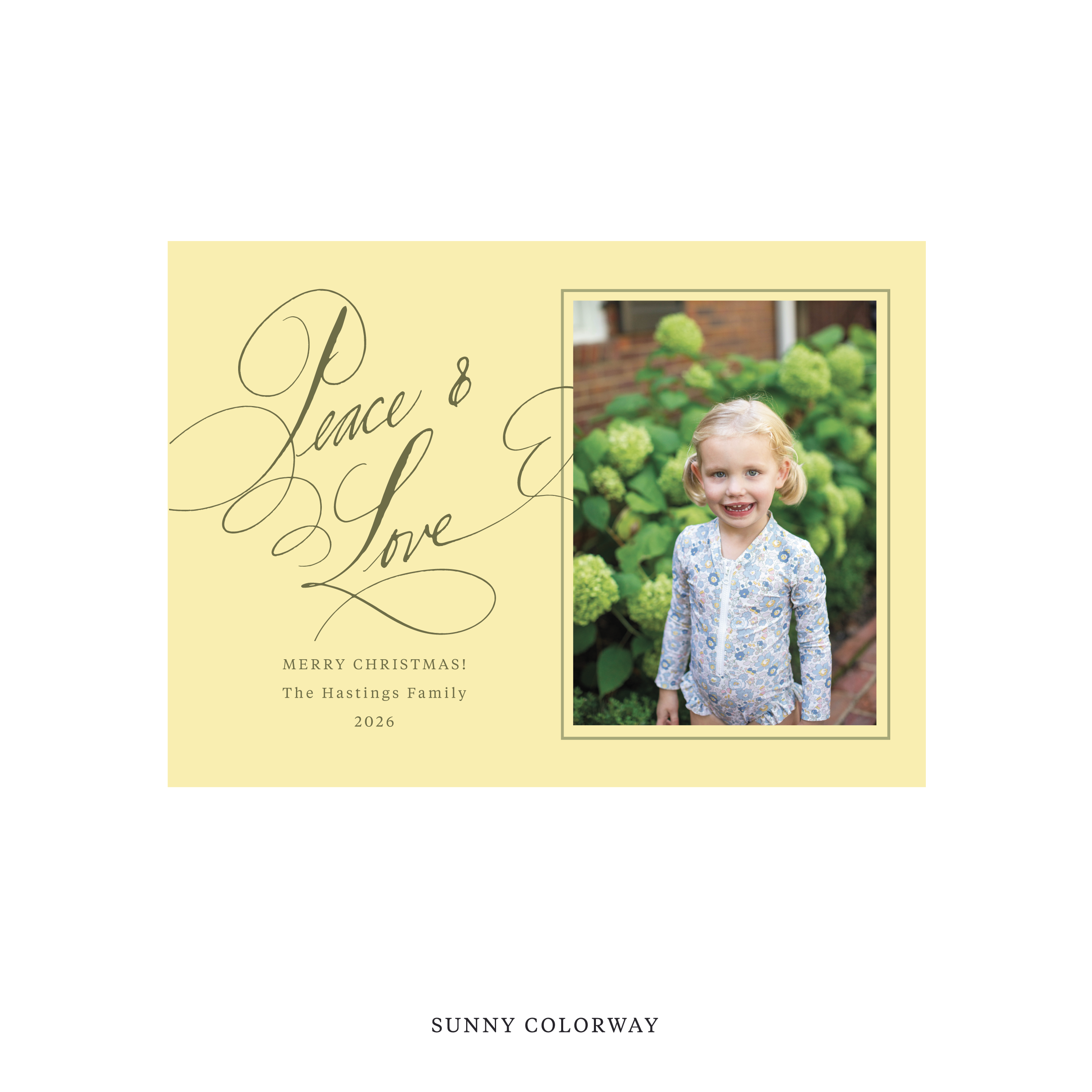 Hastings Classic Flat Print Holiday Card, Medium