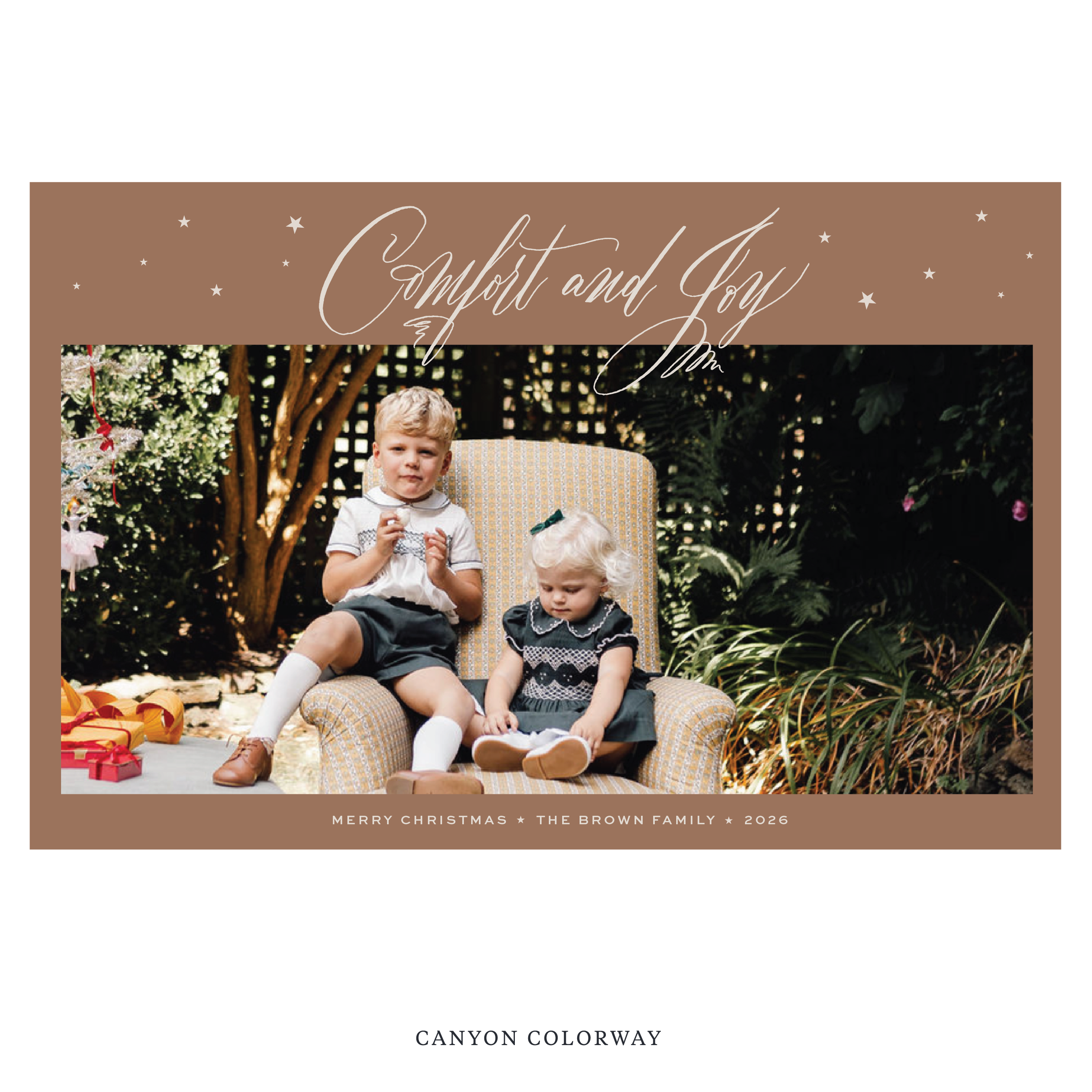 Hawthorne Digital Photo Holiday Card, Extra Large