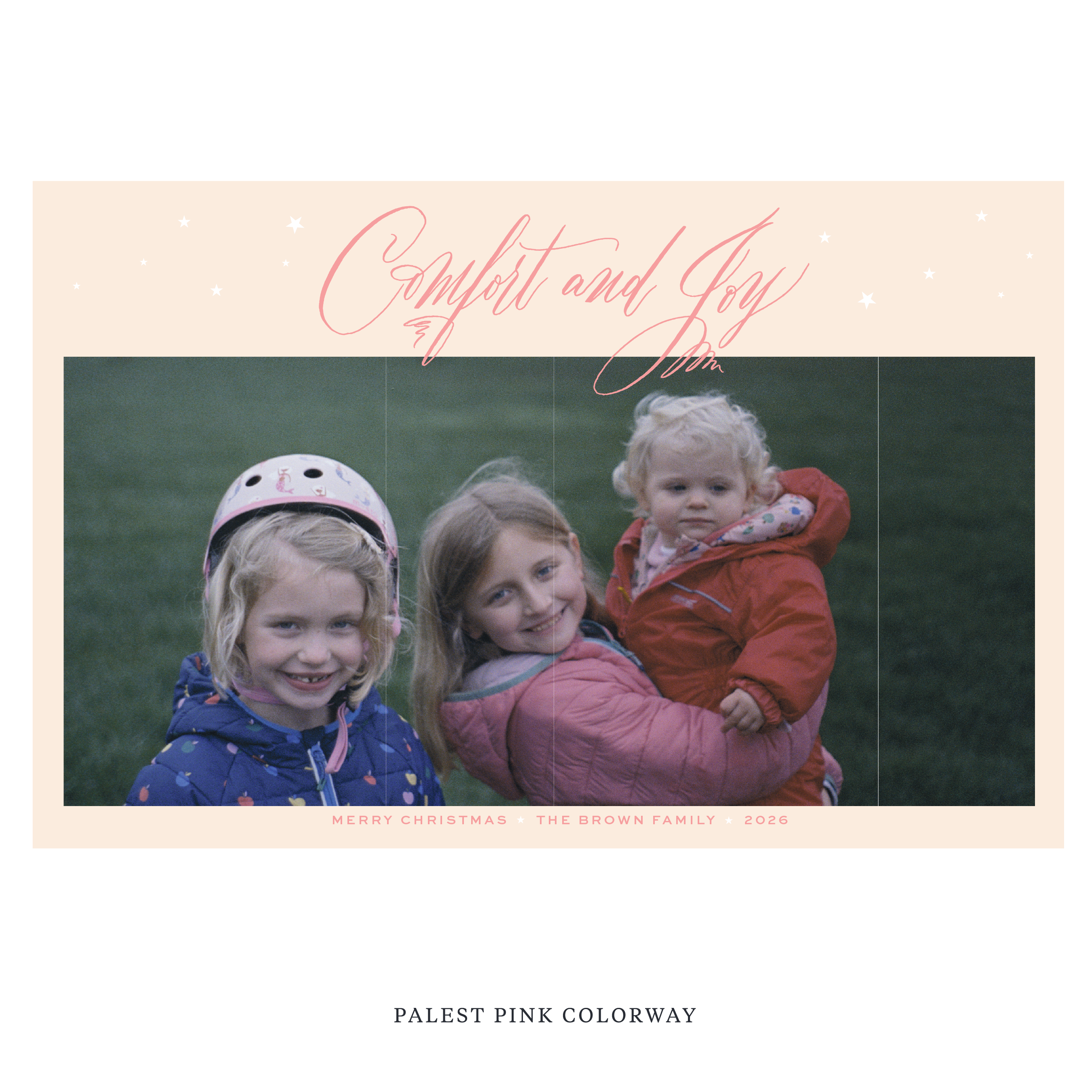 Hawthorne Digital Photo Holiday Card, Extra Large