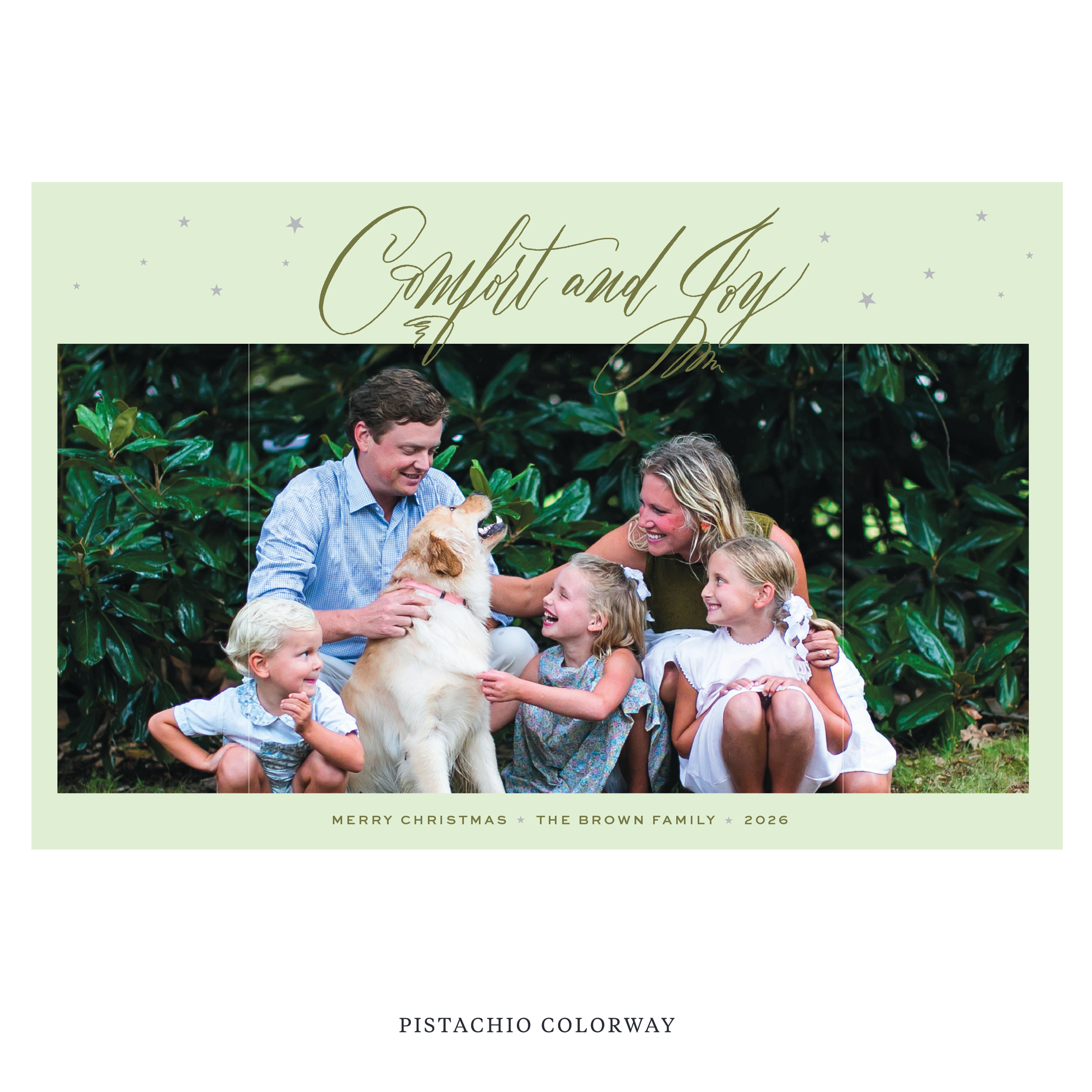 Hawthorne Digital Photo Holiday Card, Extra Large