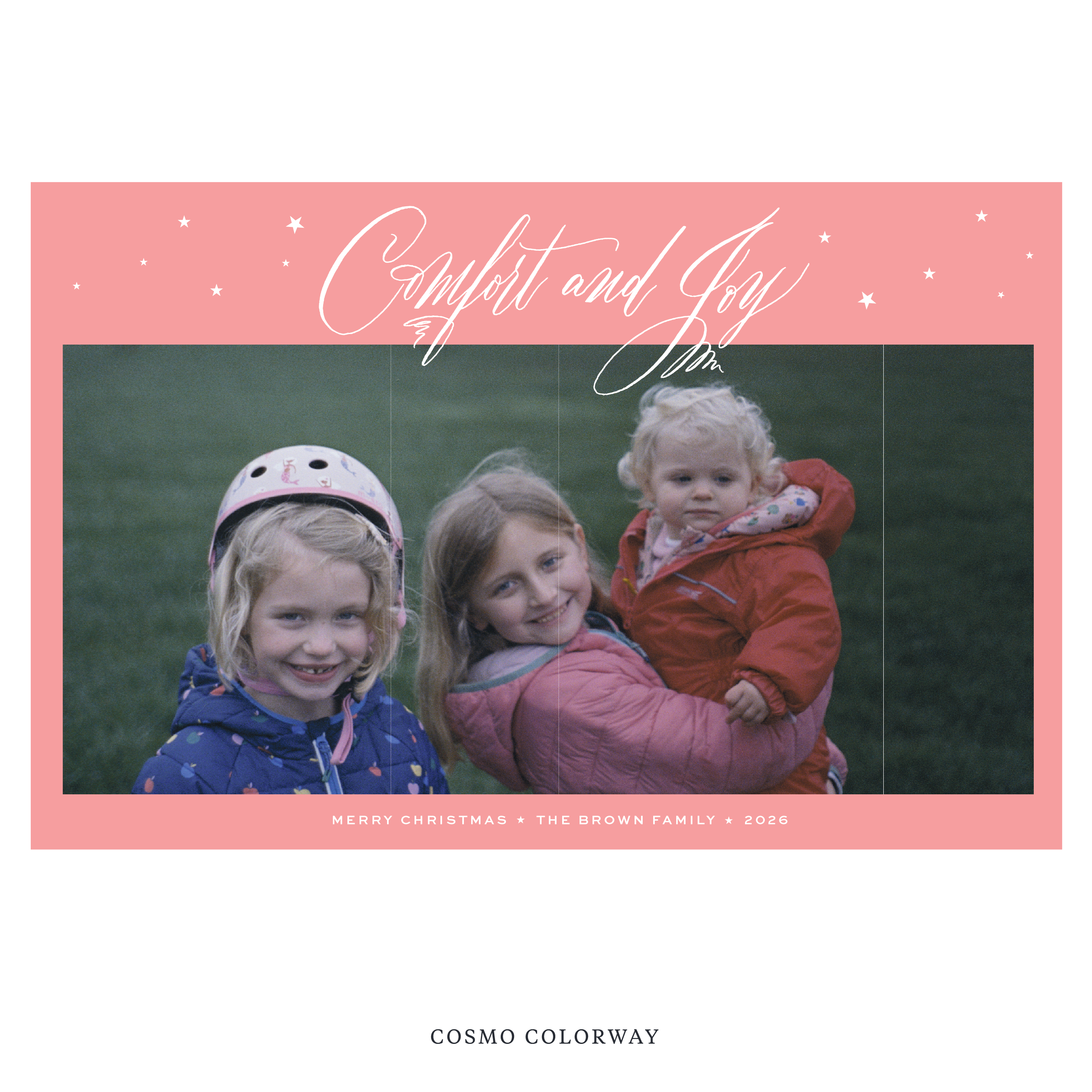 Hawthorne Digital Photo Holiday Card, Extra Large