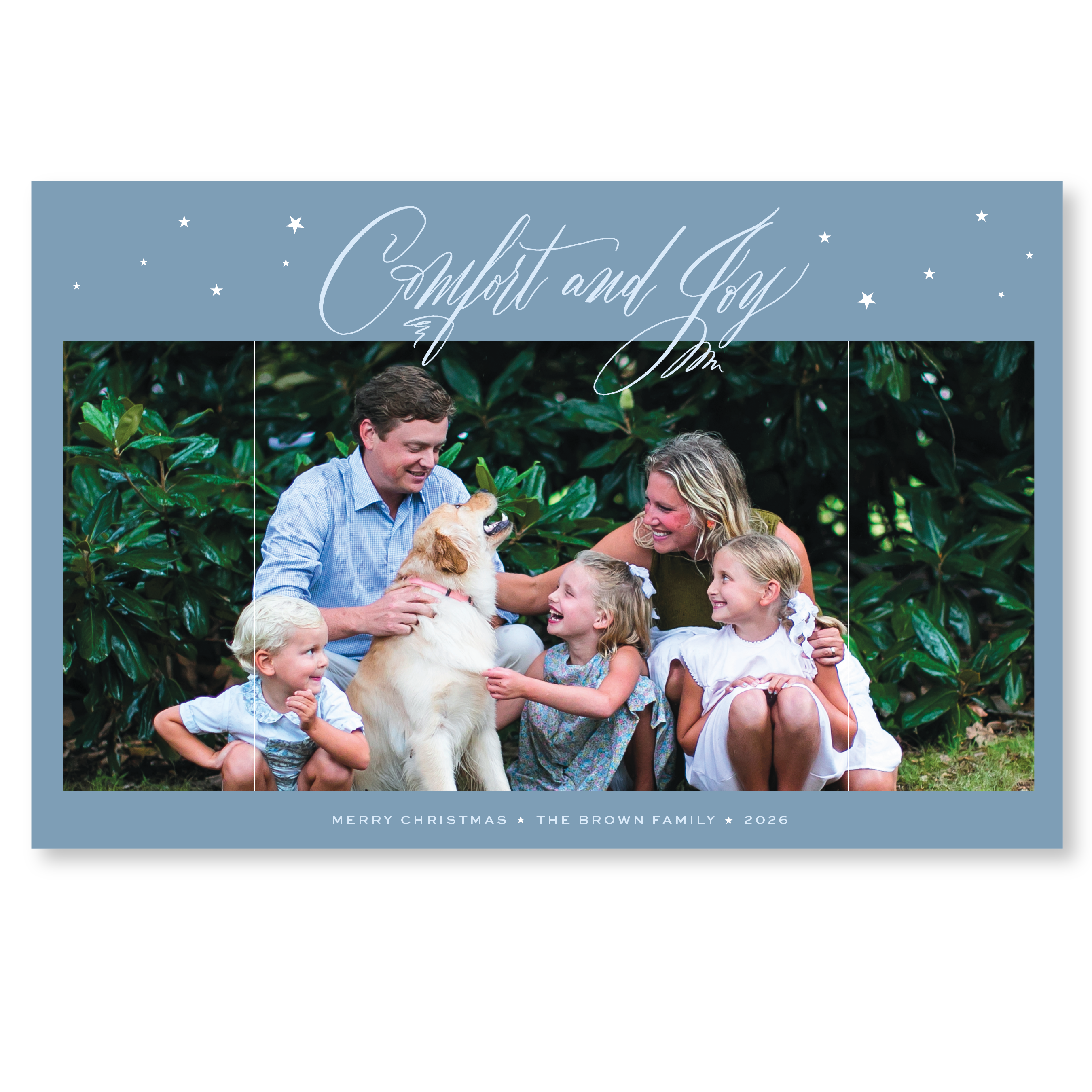Hawthorne Digital Photo Holiday Card, Extra Large