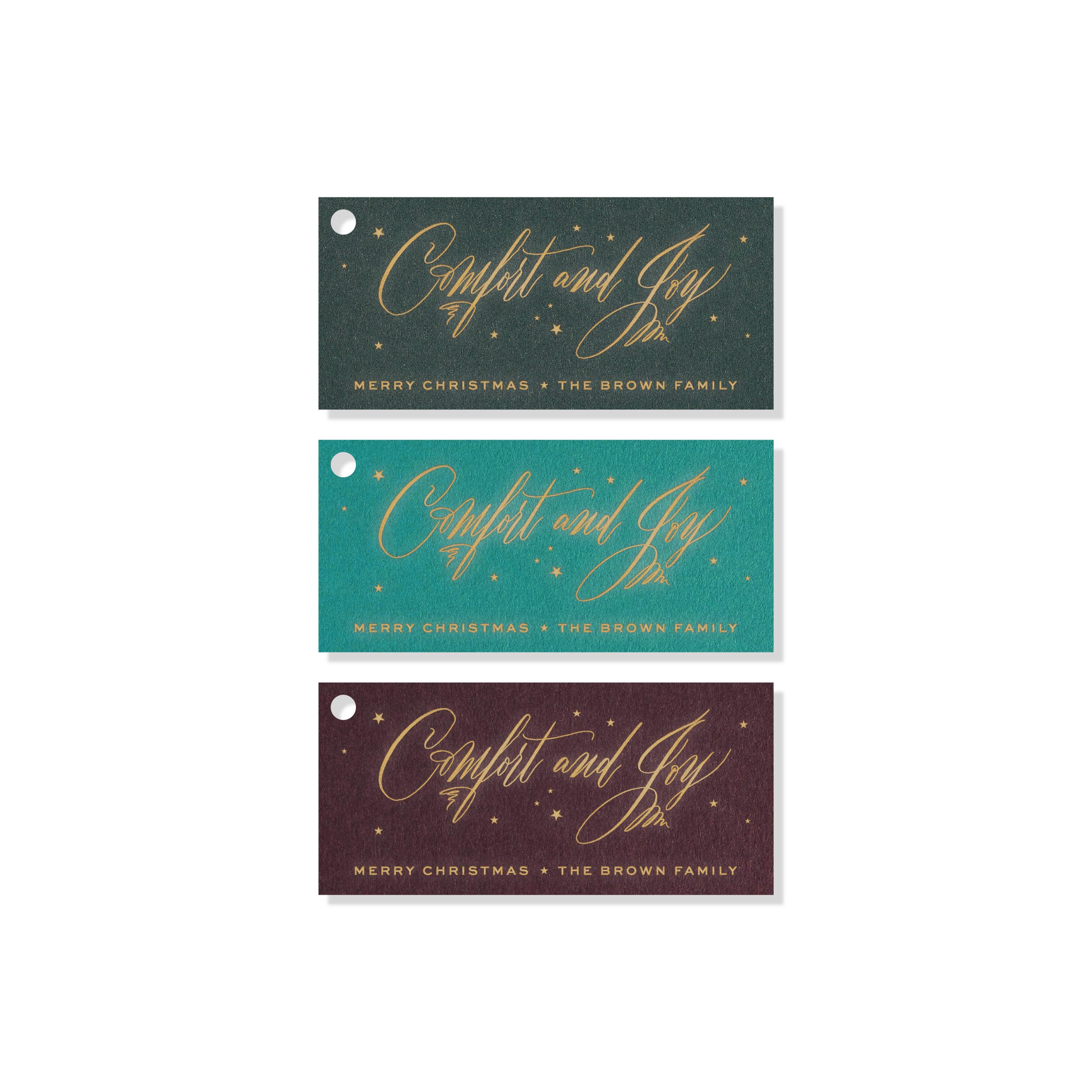 Hawthorne Engraved Holiday Tag