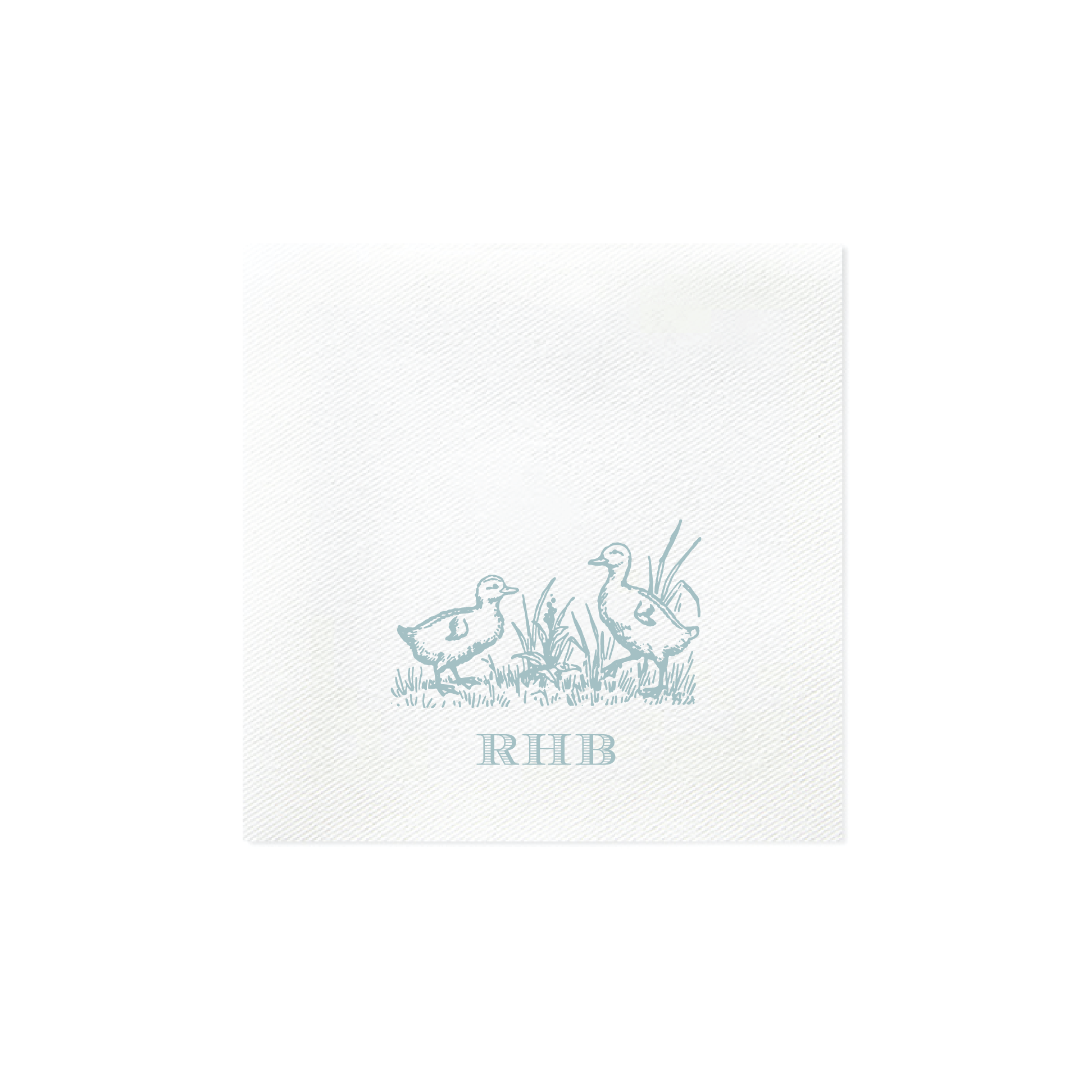 Heath Motif Cocktail Napkin