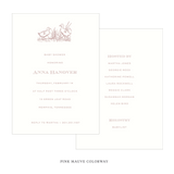 Heath Motif Baby Shower Invitation