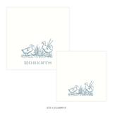 Heath Motif Cocktail Napkin