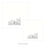 Heath Motif Cocktail Napkin