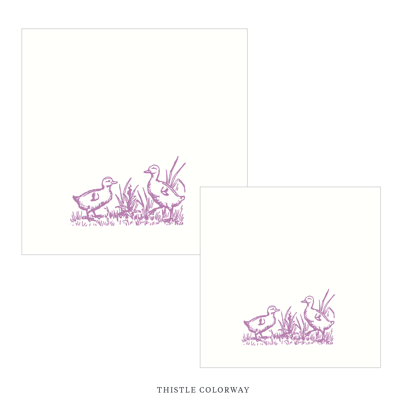 Heath Motif Cocktail Napkin