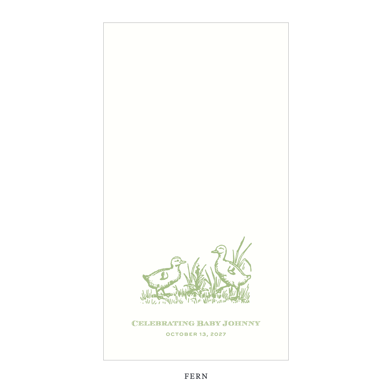 Heath Motif Dinner Napkin