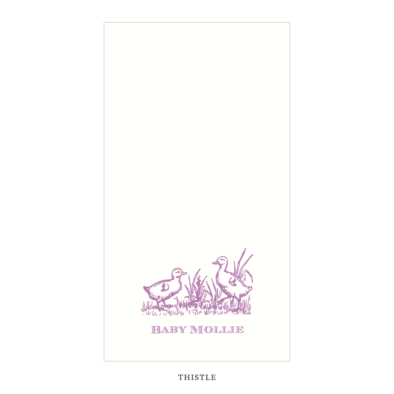 Heath Motif Dinner Napkin