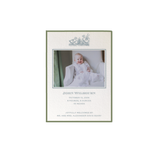 Heath Motif Photo Birth Announcement
